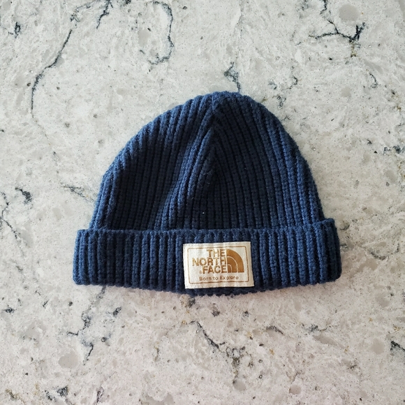 navy blue north face hat